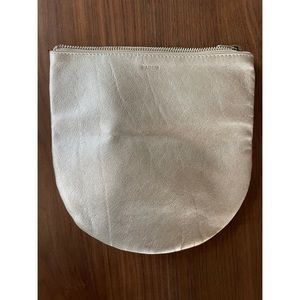 Baggu Leather Half Moon Pouch